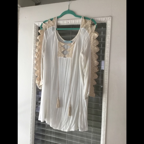 solitaire swim cover up